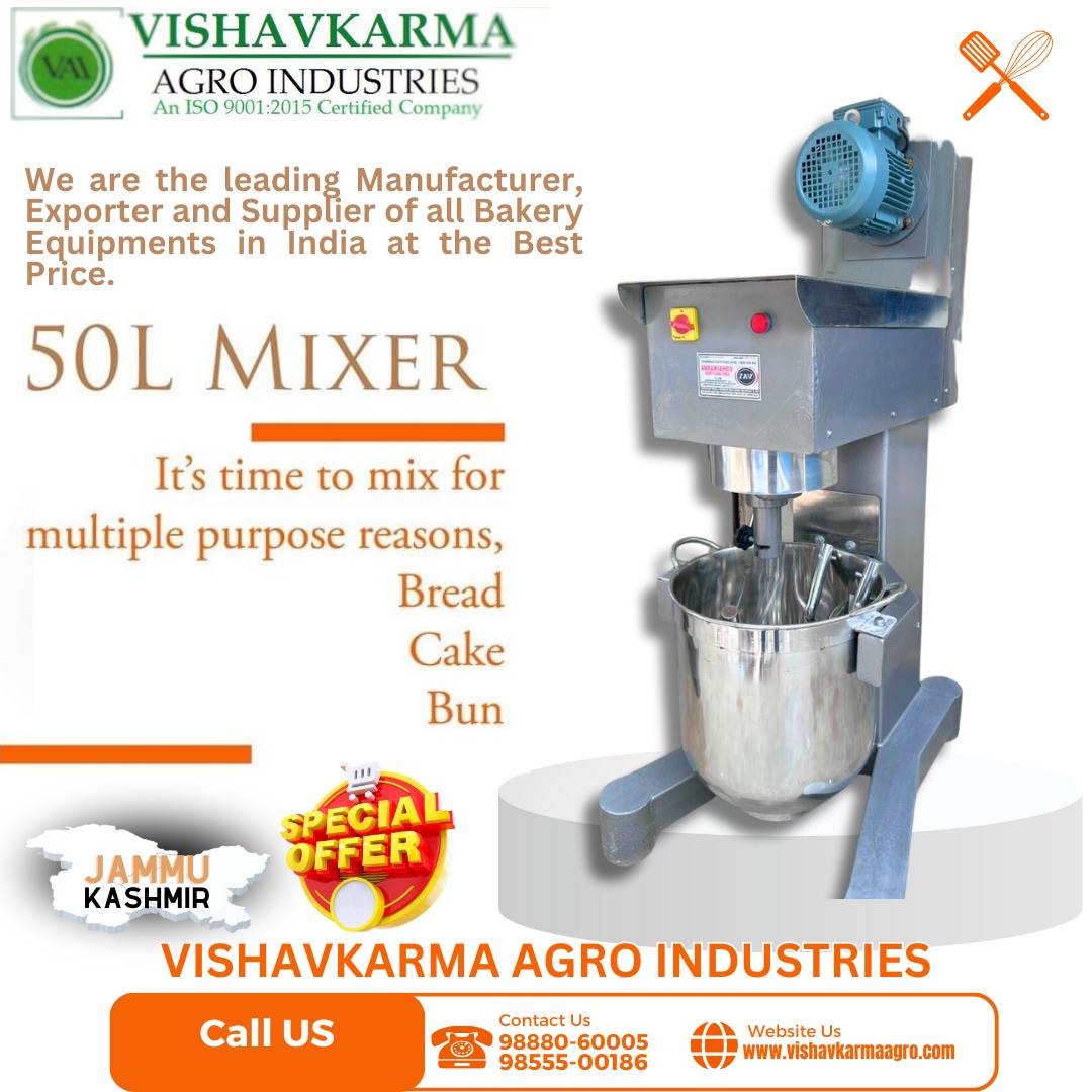 vishavkarmaagro's tweet image. We are manufacturer and exporter of all Bakery Machines 
.
.
.
#bakery #bakerymachines #vishavkarma