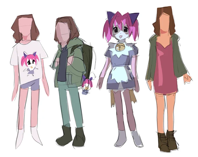 main character costume design ideas, im going to delete this in 3 seconds lol 