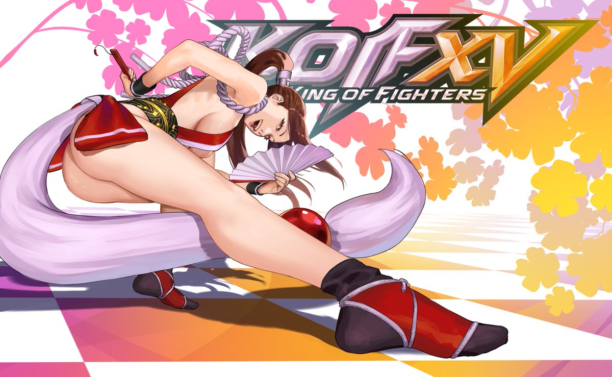JackBoo_'s tweet image. Remake of an old Mai Shiranui art.

#KOFXV #KOF #MaiShiranui