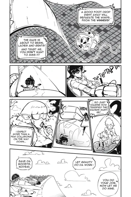 The first couple pages of Noyemi, they're still a work in progress and I think the inspiration is clear. I'm aiming for the end of the month, but I still want to draw other things in the meantime for people who aren't too interested. 
