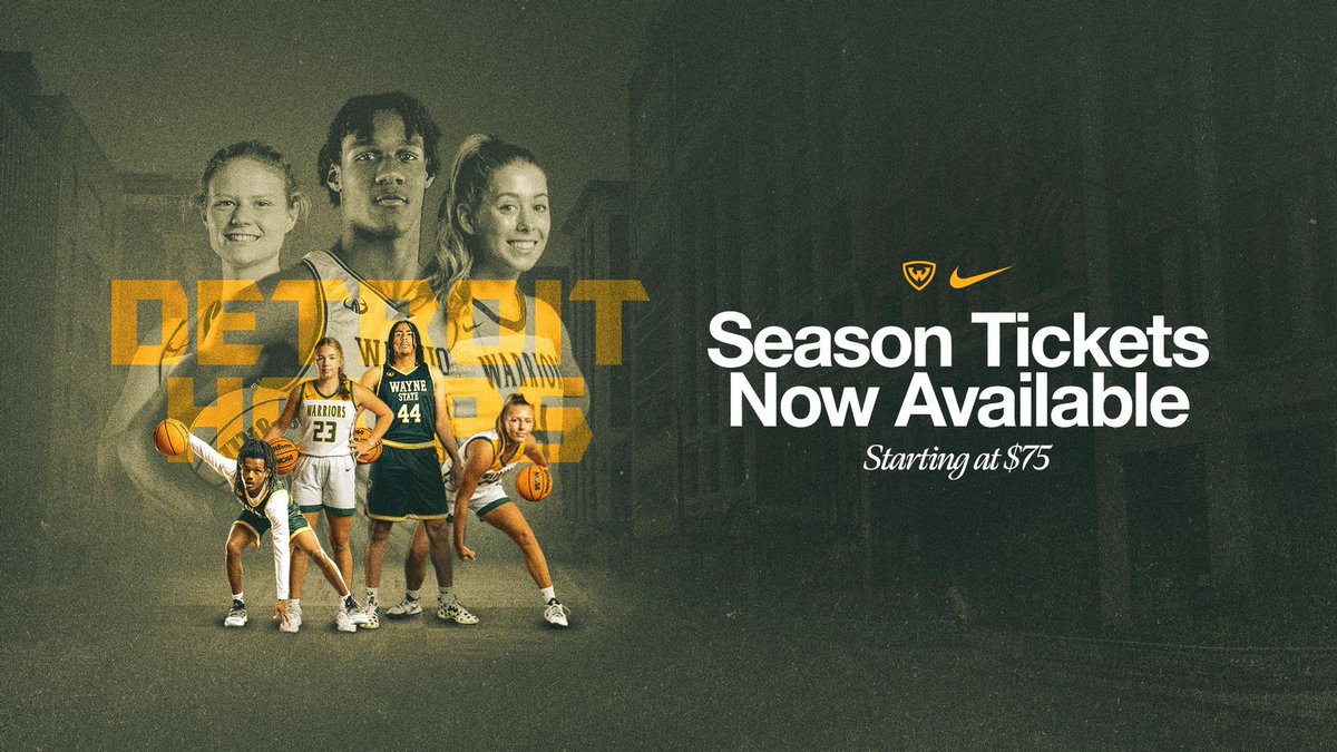 waynestwarriors's tweet photo. #WarriorWBB / #WarriorMBB:  Basketball Season Tickets On Sale

https://t.co/jp0NNu4j1o

#REPthe313 https://t.co/oen8AnMiPl