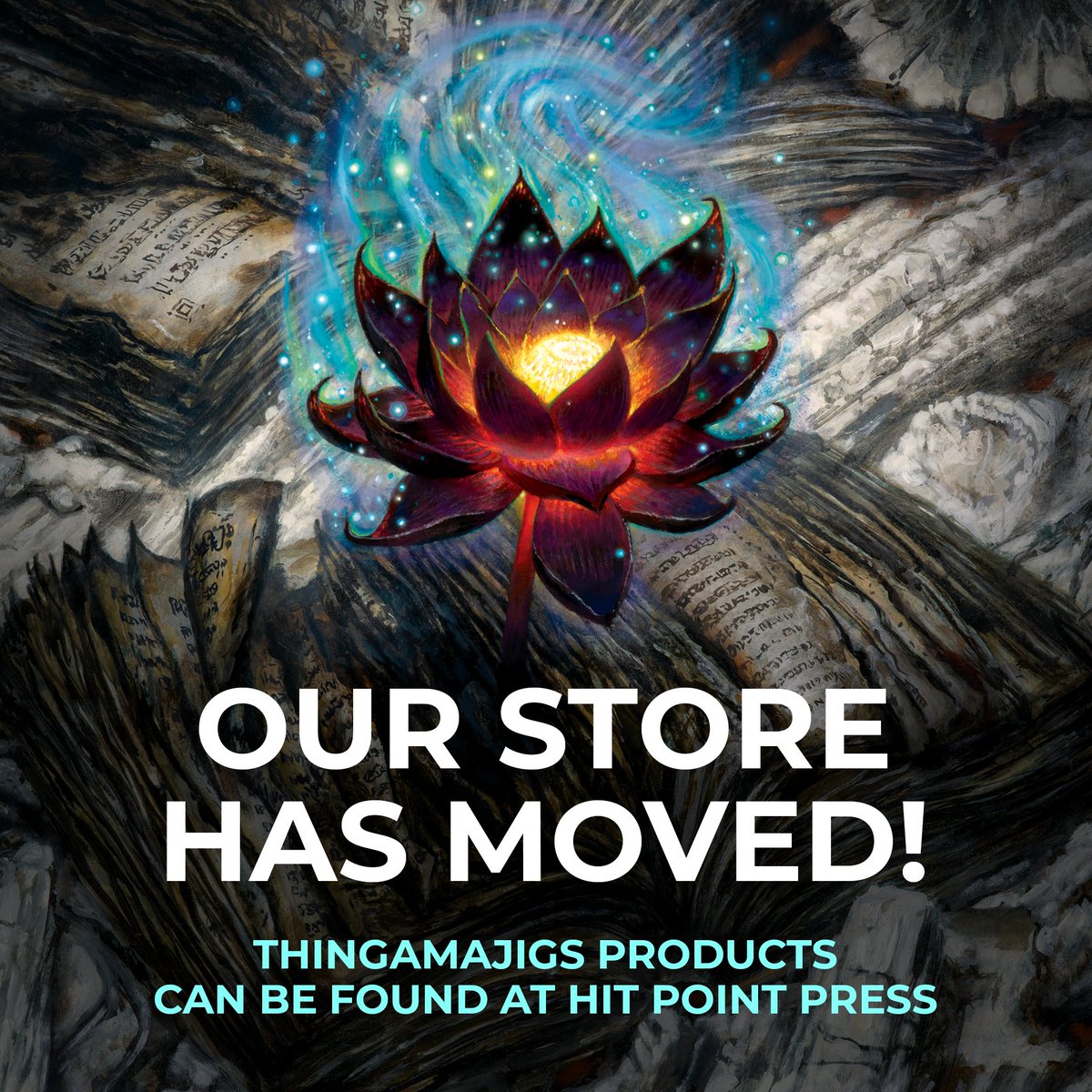 cardamajigs's tweet photo. It's the end of an era... and the start of a new one! ✨

The Cardamajigs store has moved! Our product line, including Cubeamajigs &amp; Podamajigs can now be found at Hit Point Press.

Be sure to bookmark the new shop! 👇
https://t.co/p4WIUKz3e1 https://t.co/YmrtomZ4ou