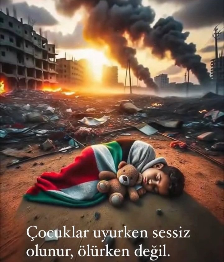 İsraile ve destekçileririne lanet olsun.#IsraelTerorrist