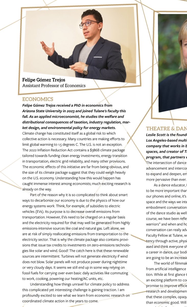 Felipe A. Gómez Trejos (@fegotre) on Twitter photo The <a href="/TulaneSLA/">Tulane School of Liberal Arts</a> spotlighted me in this year's School of Liberal Arts magazine! Highly appreciate all the effort put into this by Dean <a href="/briantedwards/">Brian T. Edwards</a> and his amazing team. Check full issue at adobe.ly/3QkEg2m The <a href="/TulaneSLA/">Tulane School of Liberal Arts</a> spotlighted me in this year's School of Liberal Arts magazine! Highly appreciate all the effort put into this by Dean <a href="/briantedwards/">Brian T. Edwards</a> and his amazing team. Check full issue at adobe.ly/3QkEg2m