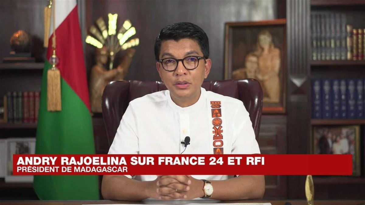 Andry Rajoelina, président malgache sortant : "L'opposition veut confisquer la présidentielle de novembre" f24.my/9s54.x