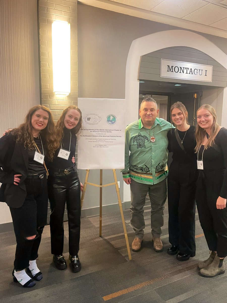 I had a great time presenting some preliminary data for my MSc project this past weekend at the Atlantic International Chapter of the American Fisheries Society meeting in Saint John, NB 🐟