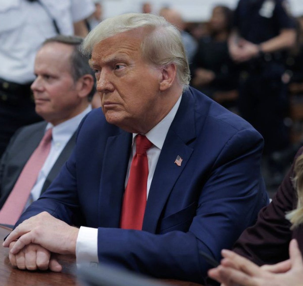 BREAKING: Donald Trump is publicly humiliated in court as as judge sternly orders him to quiet down after he threw up his hands in frustration and whined aloud to his lawyers while a witness was testifying against him.

This is just too perfect...

Trump has gone from the most