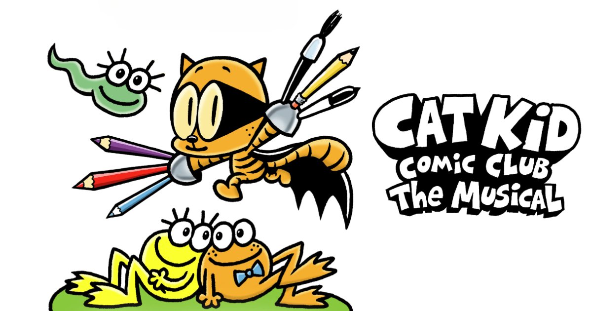 Attention all families in the Frederick area! 📣 Cat Kid Comic Club The Musical is coming to the Weinberg Center Nov. 18! Get your tickets at ➡️bit.ly/CatKid-tix and don't miss out on this one-of-a-kind show! #downtownfrederickmd #weinbergcenterforthearts #weinbergcenter
