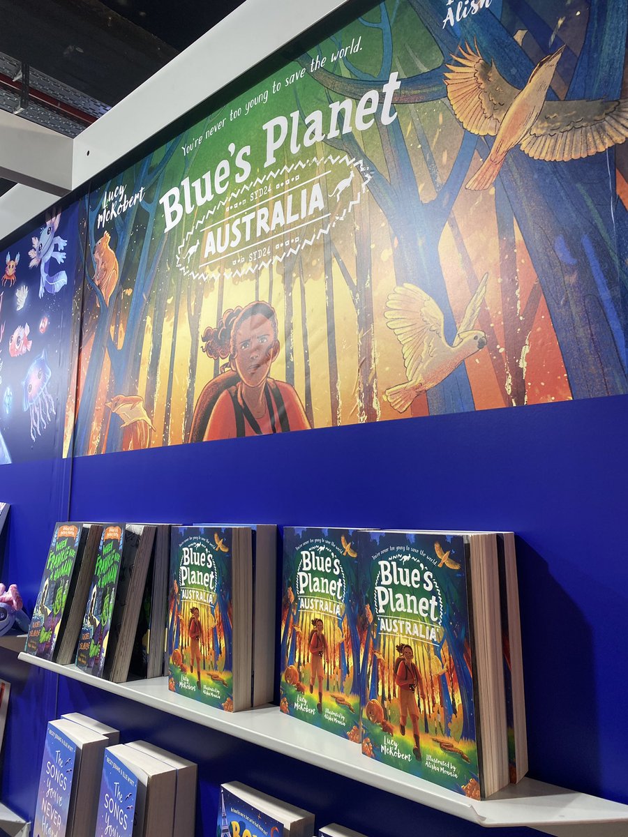 Crazy bumping into my new children’s book - Blue’s Planet - at the Frankfurt Book Fair! Thanks so much @sweetcherrypublishing @northbanktalent - it looks beautiful! On sale March 2024 💙 

#frankfurtbookfair #frankfurt