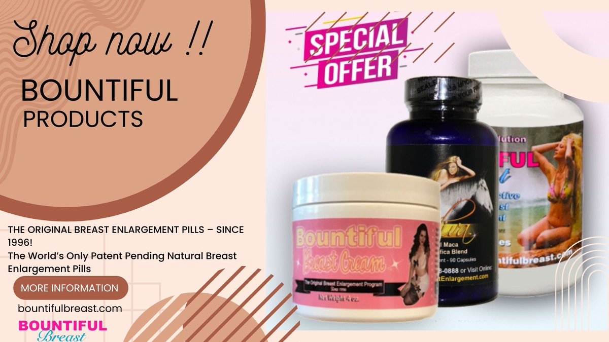 bountifulbreast's tweet image. Unwrap Happiness with Us! 🌟 Discover our special offer on our bountiful products and elevate your everyday life.  

#ExploreWithUs #ProductMagic  #NatureInspired #QualityProducts #OutdoorEscape #Bountifulbreast #Breastgrowth #Breastenhancement #Breastenlargement