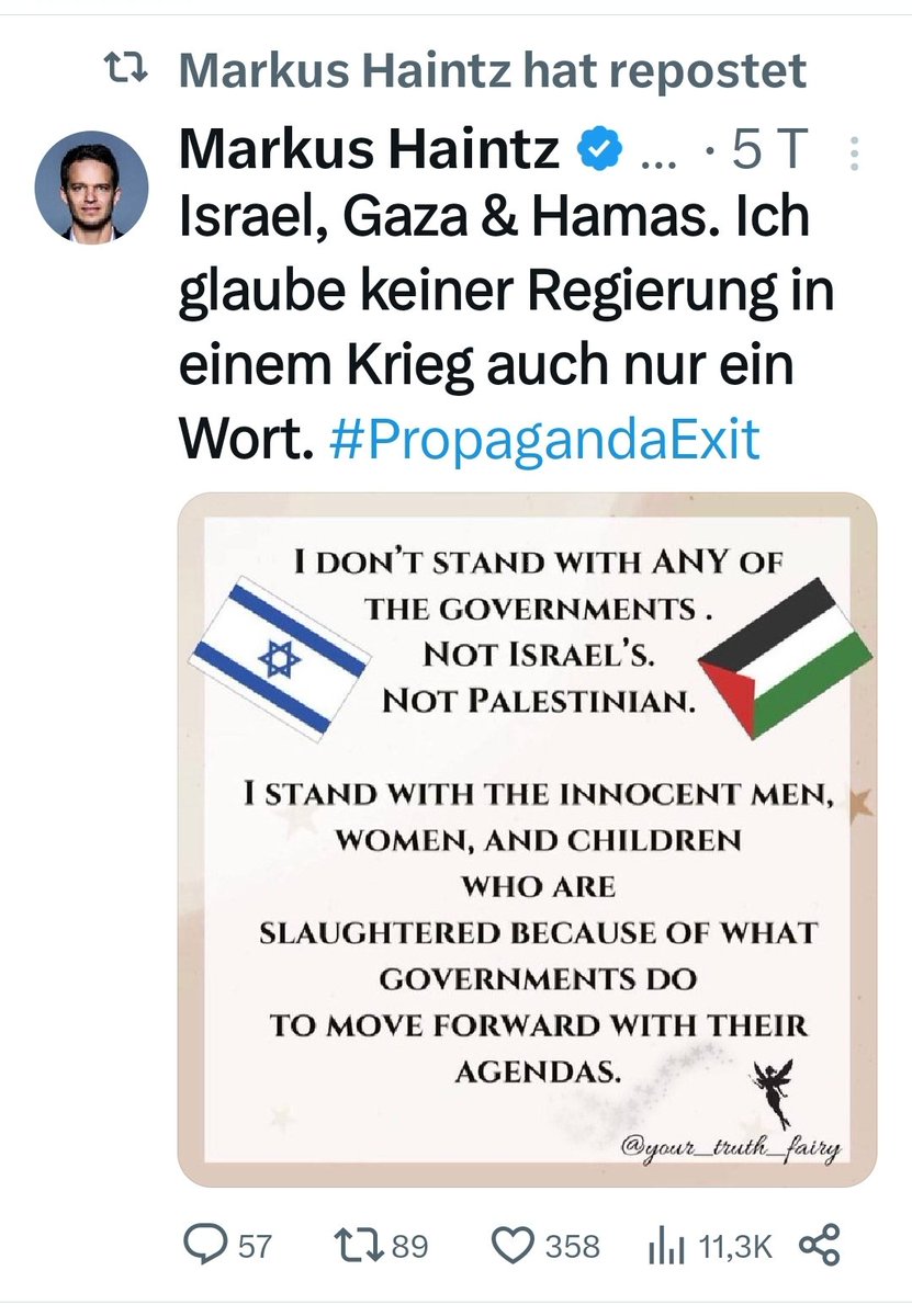 Heicapa1's tweet photo. @Haintz_Media Wann kommt endlich ihr versprochener #PropagandaExit?
Ich dachte, Sie wollten sich raushalten? Ja was denn nun?
Und warum reposten Sie sich selbst? 🤔 https://t.co/agJwP1b758