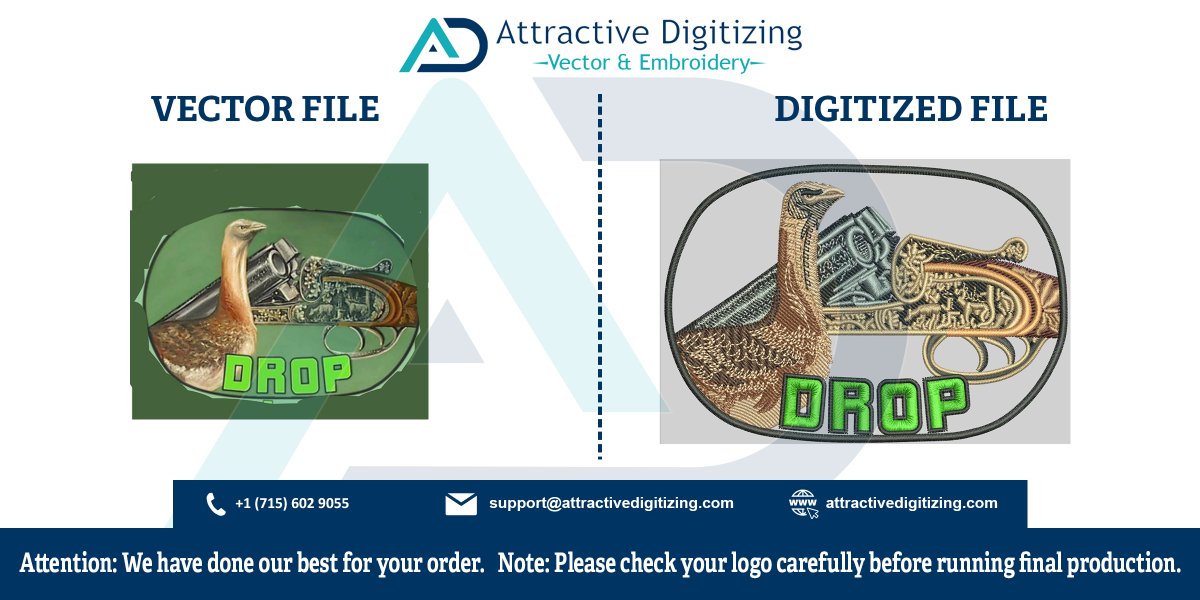 Attractive Digitizing (@attractivedigi) on Twitter photo Feel free to contact us for digitizing and vector art services
715602-9055
support@attractivedigitizing.com attractivedigitizing.com
#embroidery #digitizing #vectorart #screenprinting #illustraion #patch #vector #LeftChestEmbroidery #jacketback #WednesdayMotivation #GenocideJoe Feel free to contact us for digitizing and vector art services
715602-9055
support@attractivedigitizing.com attractivedigitizing.com
#embroidery #digitizing #vectorart #screenprinting #illustraion #patch #vector #LeftChestEmbroidery #jacketback #WednesdayMotivation #GenocideJoe