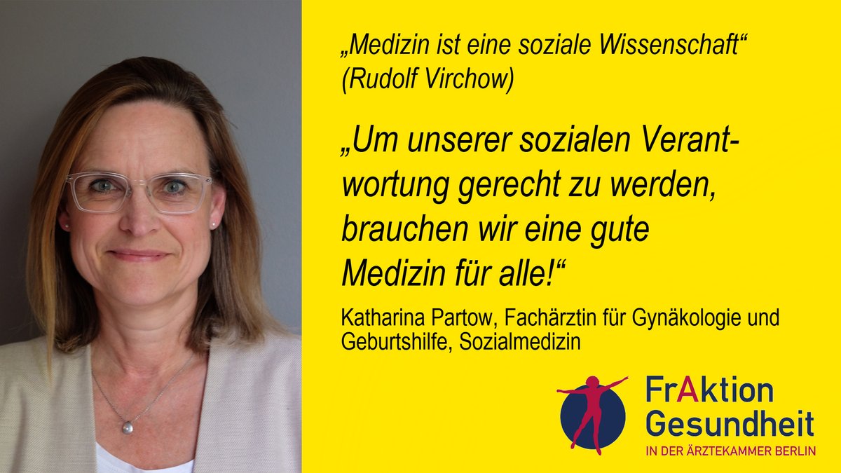 #menschlicheMedizin
#KammerwahlBerlin
#KammerKannMehr