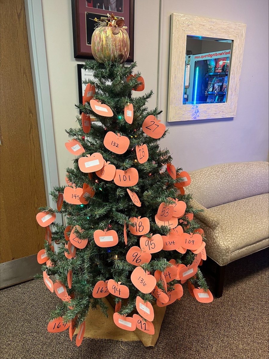 Please consider picking a pumpkin from our Giving Tree in the main office.  It's a way to assist our families during the holidays.  Please let Mrs. Lawrence, in the office, know the pumpkin you select.  All items need to be turned in to the main office by Friday, Oct. 27th.