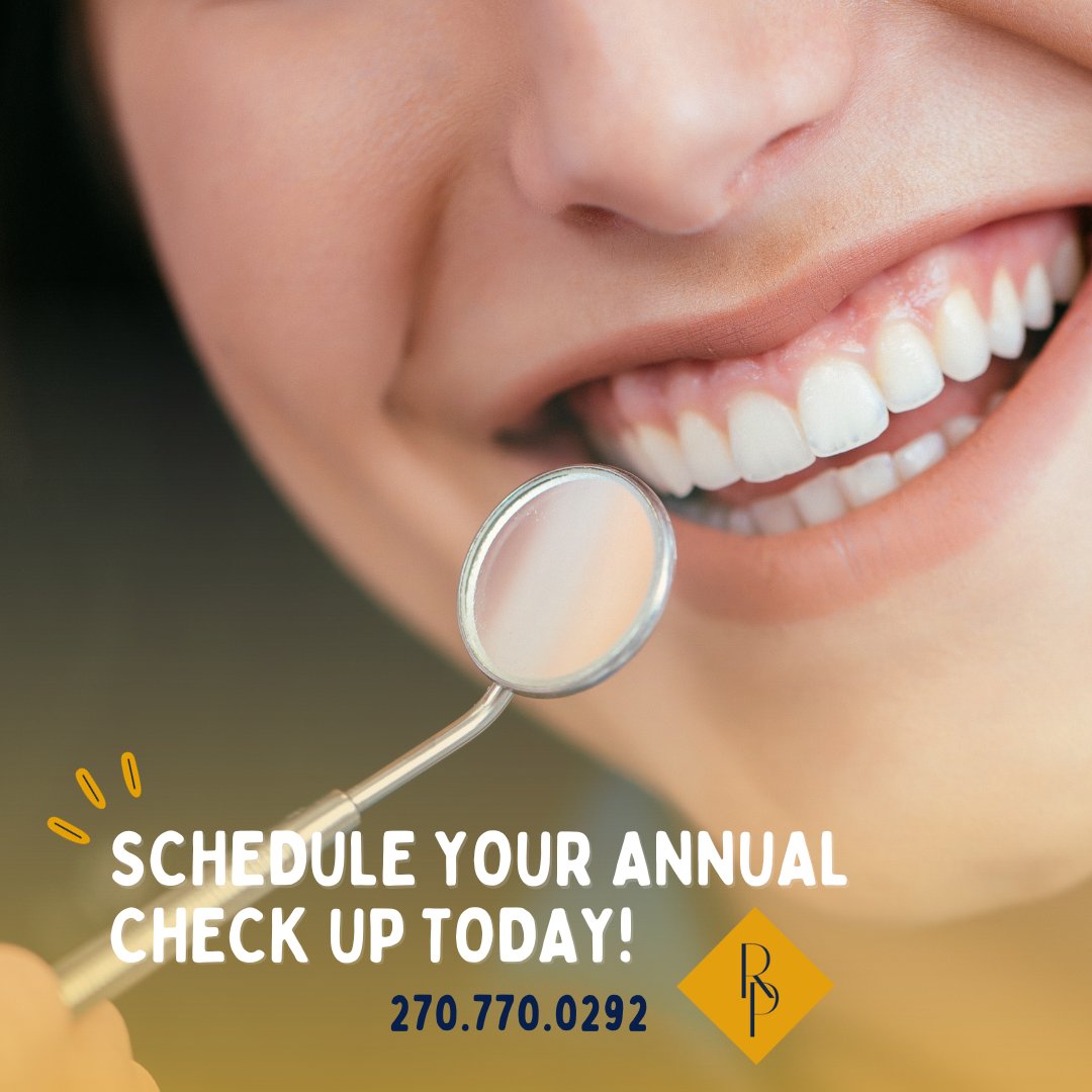 RPDentalStudio's tweet photo. The secret to a long-lasting smile? Regular check-ups and a little bit of dental magic 🦷✨ Give us a call to schedule your appointment at Rich Pond Dental Studio! 270.770.0292 #RPDental https://t.co/zdm4wgdi1b