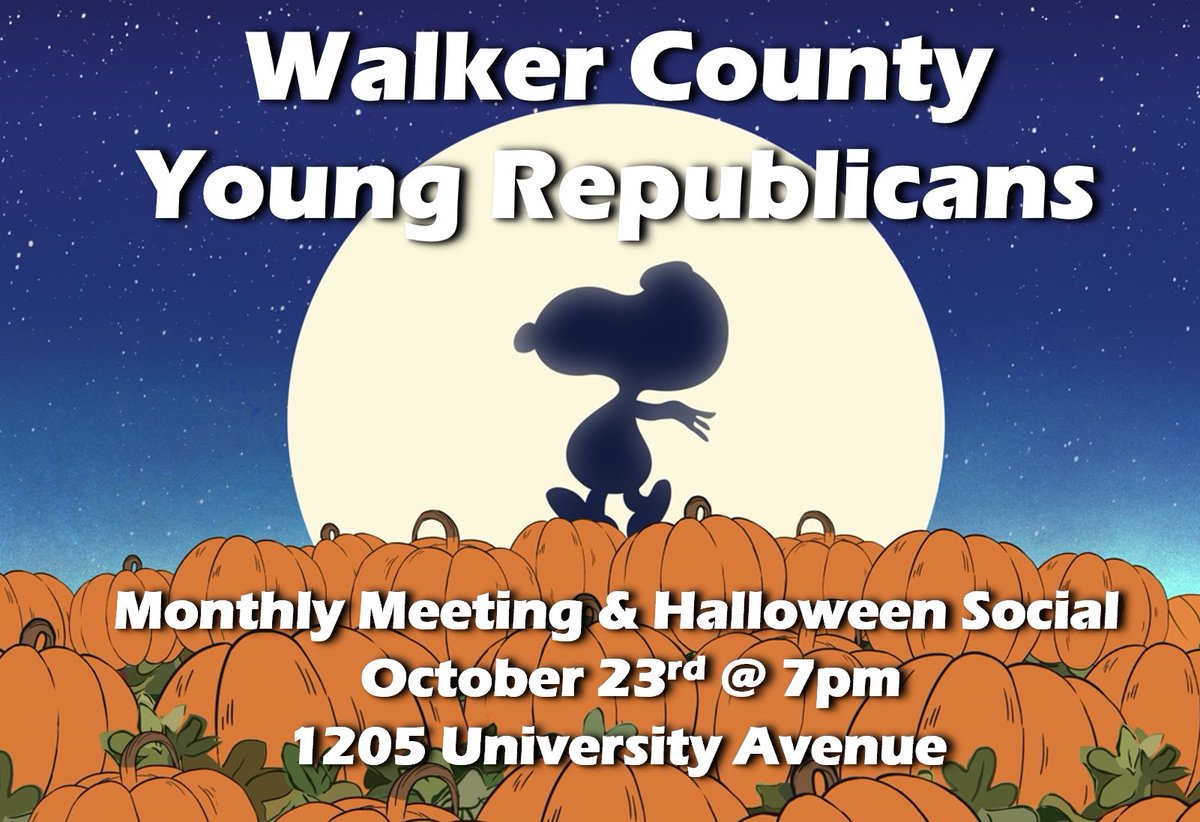 WalkerCountyYR's tweet photo. See you next Monday! 🎃👻 https://t.co/GyswBrKs4s