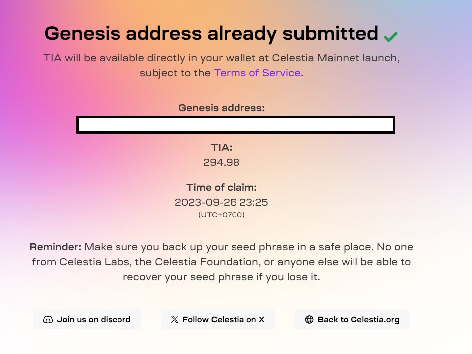 trump666eth's tweet photo. Can't believe it...@CelestiaOrg just trippled my allocation. What a great gift!

If $TIA priced at 2$, it's now $600, not $200 anymore

You can check the final allocation at: https://t.co/8PmggaH5J0

#NguoiTrongBangHoi I #ThangDeoNao https://t.co/Hx8mWX4xoT