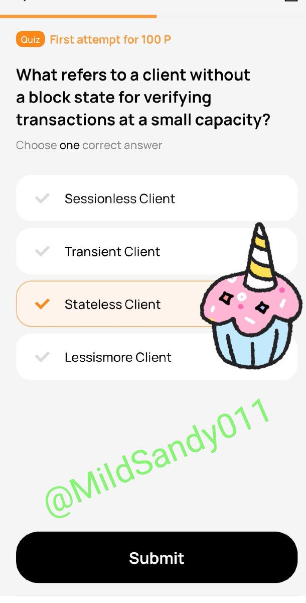 mildsandy011's tweet image. 🥳📢 Today's 18th Oct. Over Wallet Quiz Answer @PostTechSoFi
#PostTech #PostTechcode
🤔🤔What refers to a client without a block state for verifying transactions at a small capacity?
🥳🙂😉ANS :- Stateless Client ☑️
Go & Claim 💯
❤️Like
🔁RT
😊 Comment & Follow