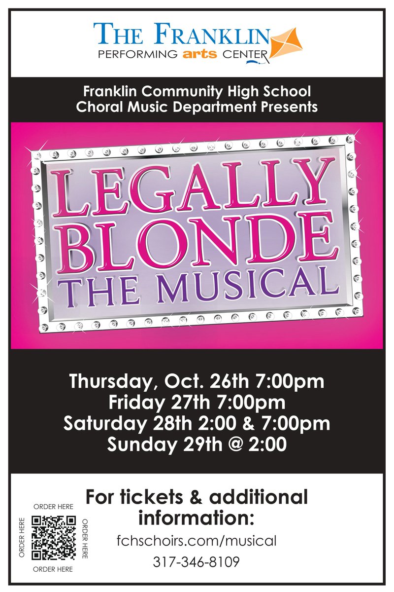 Preparations are well underway for the Franklin Community High School annual fall musical! The show runs from Thursday, October 26th, until Sunday, October 29th, and tickets can be purchased at thefranklinpac.ludus.com/index.php?sect…