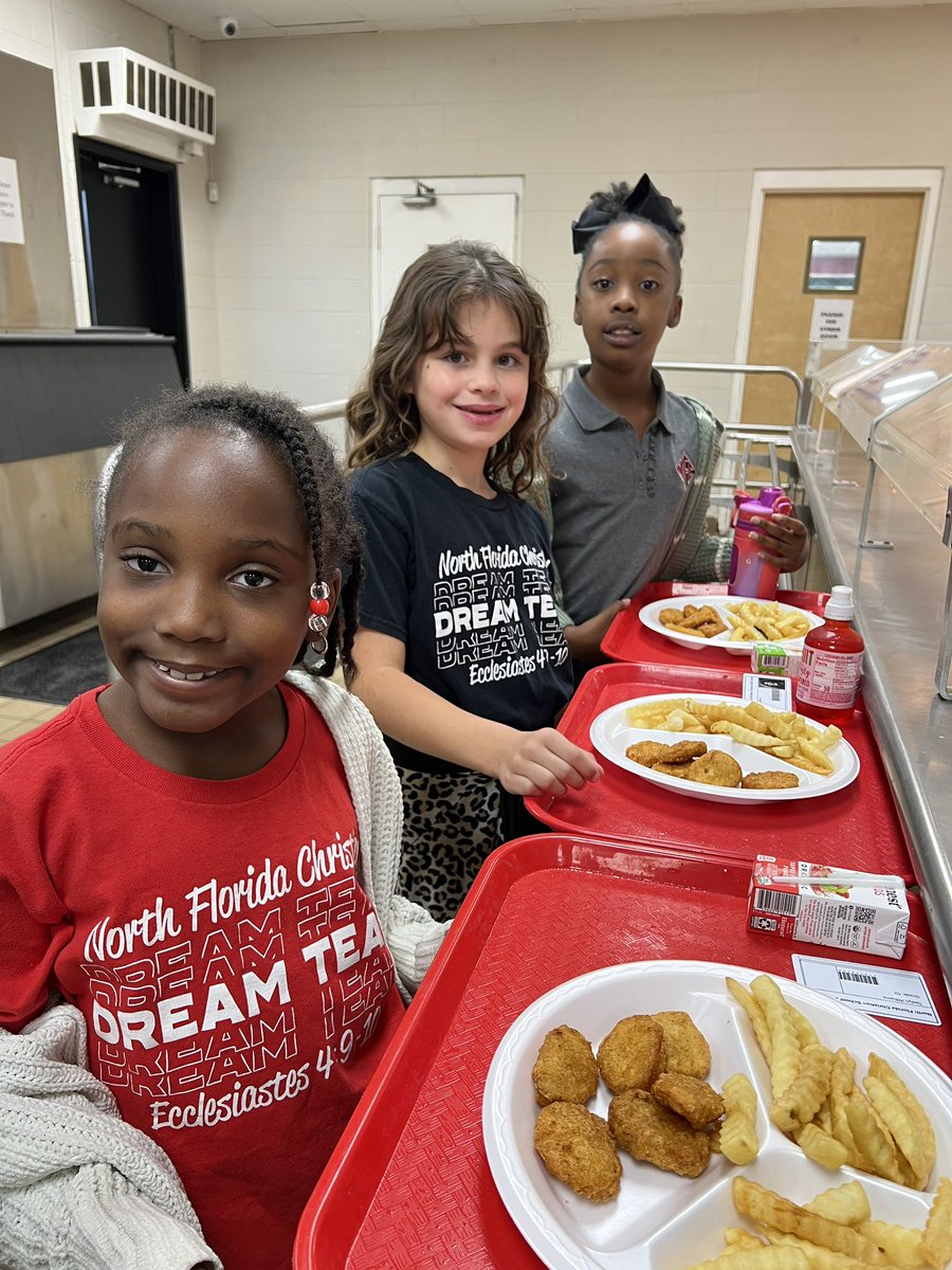 Wednesdays in elementary mean two things - chapel and chicken nugget day!!