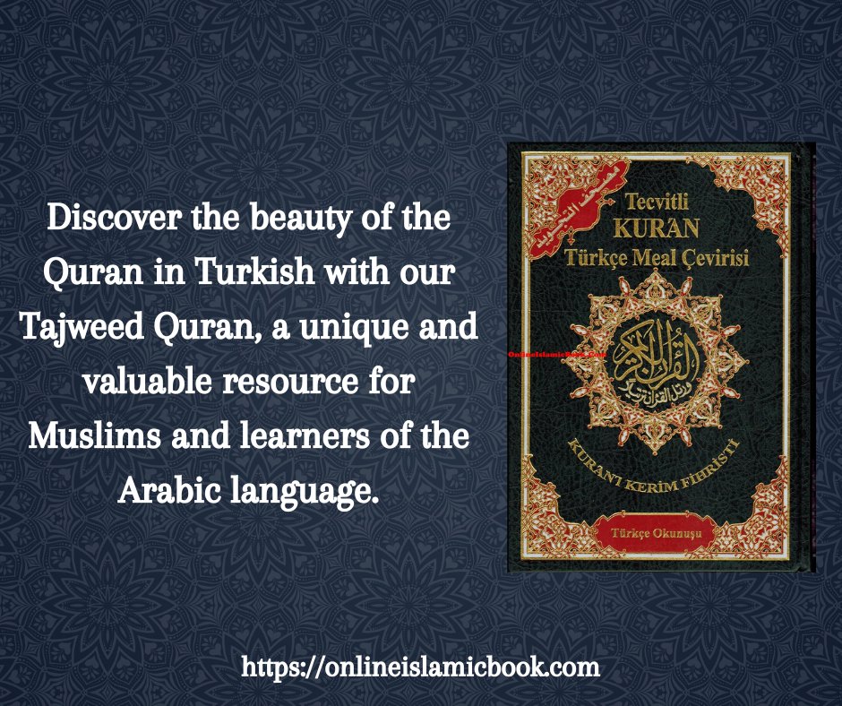 Tajweed Quran In Turkish Translation And Transliteration.

You Can order here: t.ly/KffkS
Or Contact Us For Any Query at +18007869038

#tajweedquran #turkishtranslation #arabictoturkish
#translationandtransliteration #OnlineIslamicBook
#turkishquran #LearnTajweed