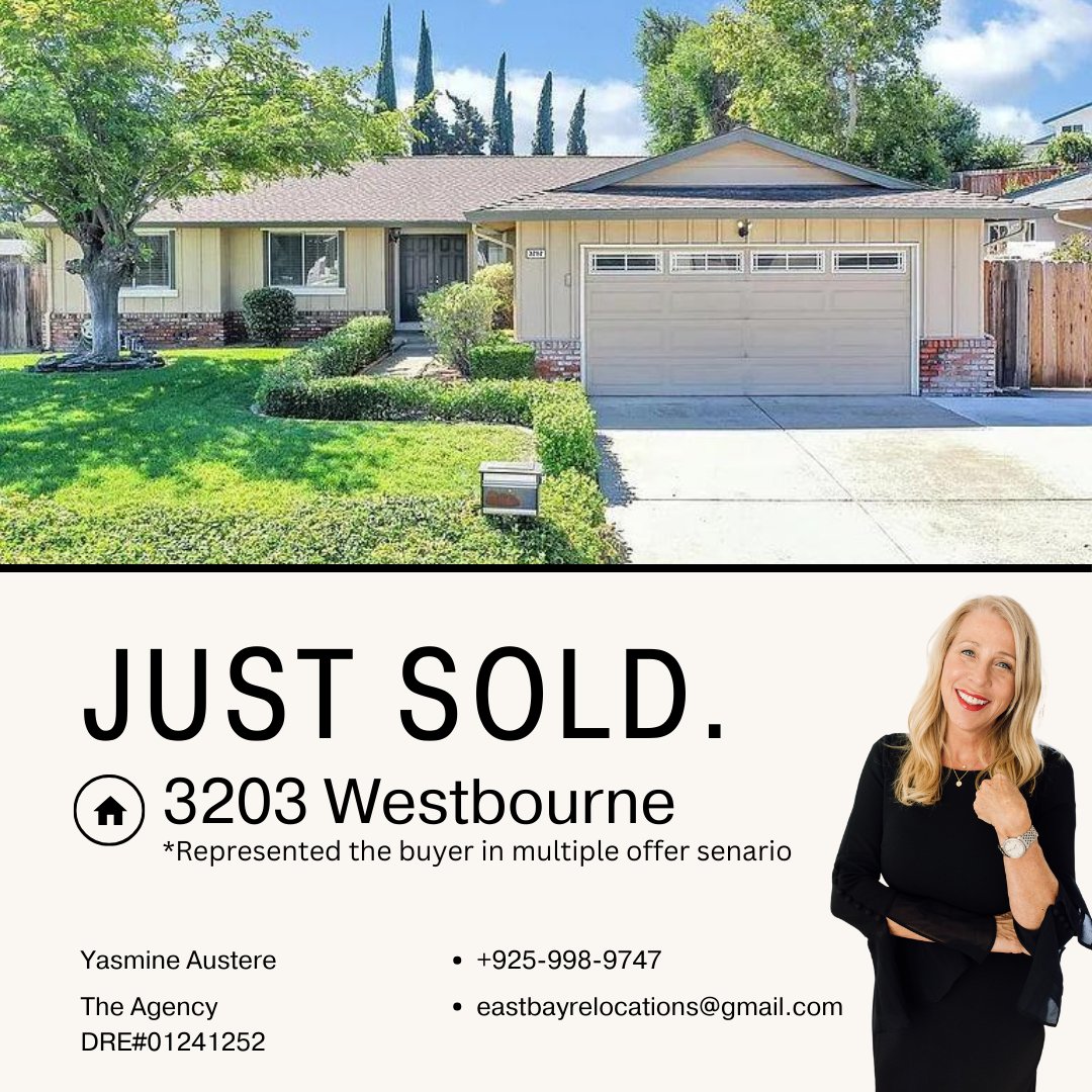 🌟Just Sold🌟
3203 Westbourne 
Sold for $635,000
Represented buyer with multiple offers 
Grateful for my client to have the space for her animals that she loves and fosters! The single story home will be perfect for all their needs. 
#justsold #eastbayrelocations #eastbayrealtor