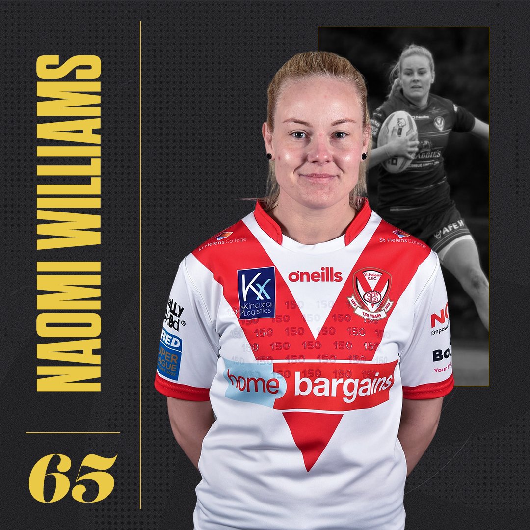 🔴⚪️ 𝗡𝗔𝗢𝗠𝗜 𝗪𝗜𝗟𝗟𝗜𝗔𝗠𝗦 🔴⚪️

Club Appearances: 6⃣5⃣
Heritage Number: 4⃣
Debut Year: 2⃣0⃣1⃣8⃣

#COYS | #SaintsWomen50 | <a href="/Nom_Williams/">Naomi Williams</a>