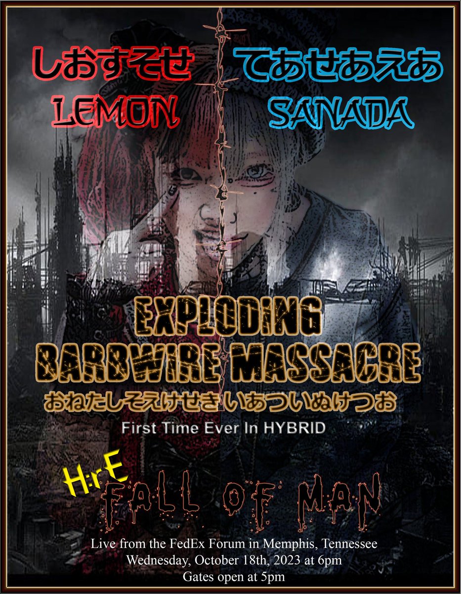GOATigerResu's tweet image. I'm already at the arena for @HYBRID_rE's #FallOfMan. I'm in the locker room, taking plenty of time to compose myself before I meet with @RzrBldeLollipop to finally finish this.

Once and for all.