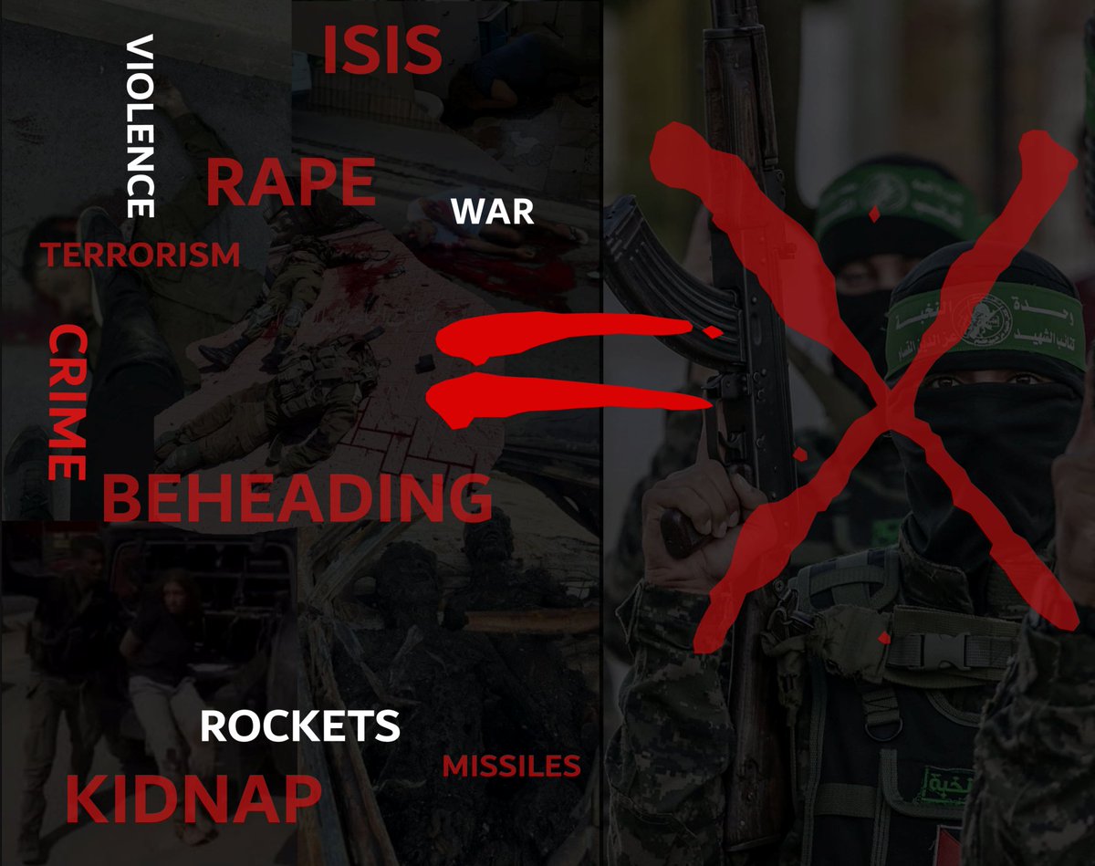 galitay's tweet image. What is the proportional response?
Solve The Equation. Your life depends on it.

A proportional response is annihilation of Hamas!

#HamasisISIS #XHamas #SolveTheEquation