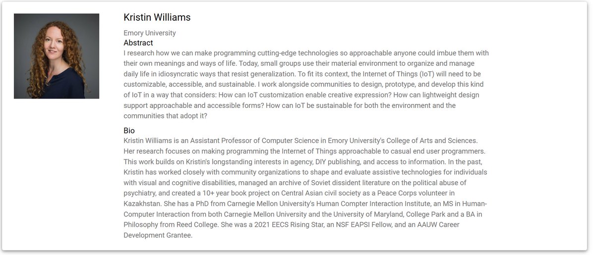 Join our amazing keynote speakers, Gregory Abowd
<a href="/gabowd/">Gregory D. Abowd</a>, Eric Paulos <a href="/epaulos/">Eric Paulos</a>, and Kristin Williams <a href="/krismawil/">Kristin Williams</a>, at #UIST23's Sustainable Making Workshop on Oct 29th! Dive into discussions on new materials, sustainable practices, and much more. 🛠 sustainablemaking.com