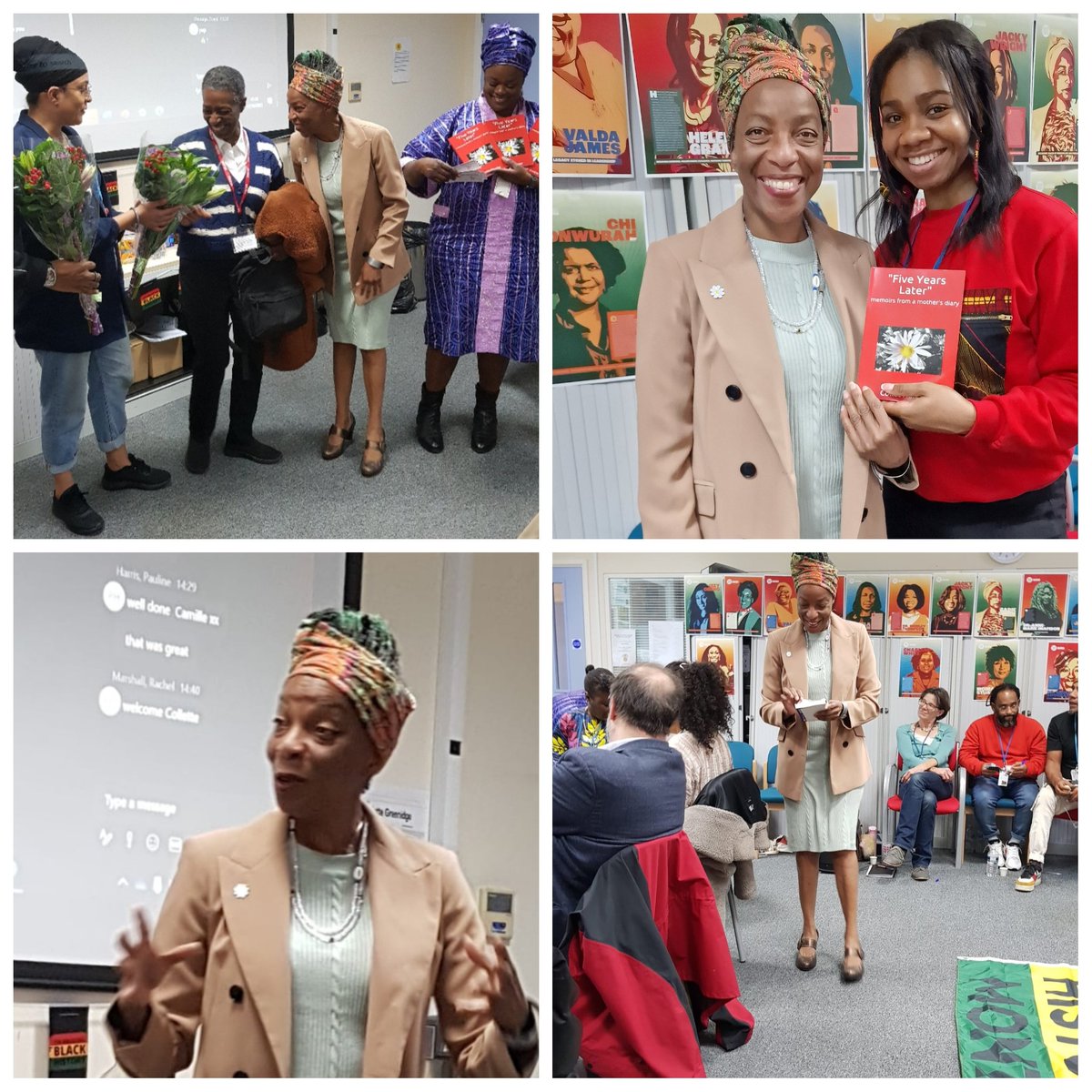 Felt privileged to be invited as guest speaker  @LewishamCouncil VRT event celebrating and saluting our sisters  #bhm    in the Borough of Lewisham  did a presentation on JRHYS ongoing campaign  visual awareness to victims of violence #knifecrime #youthwellbeing #1min4lives🌼