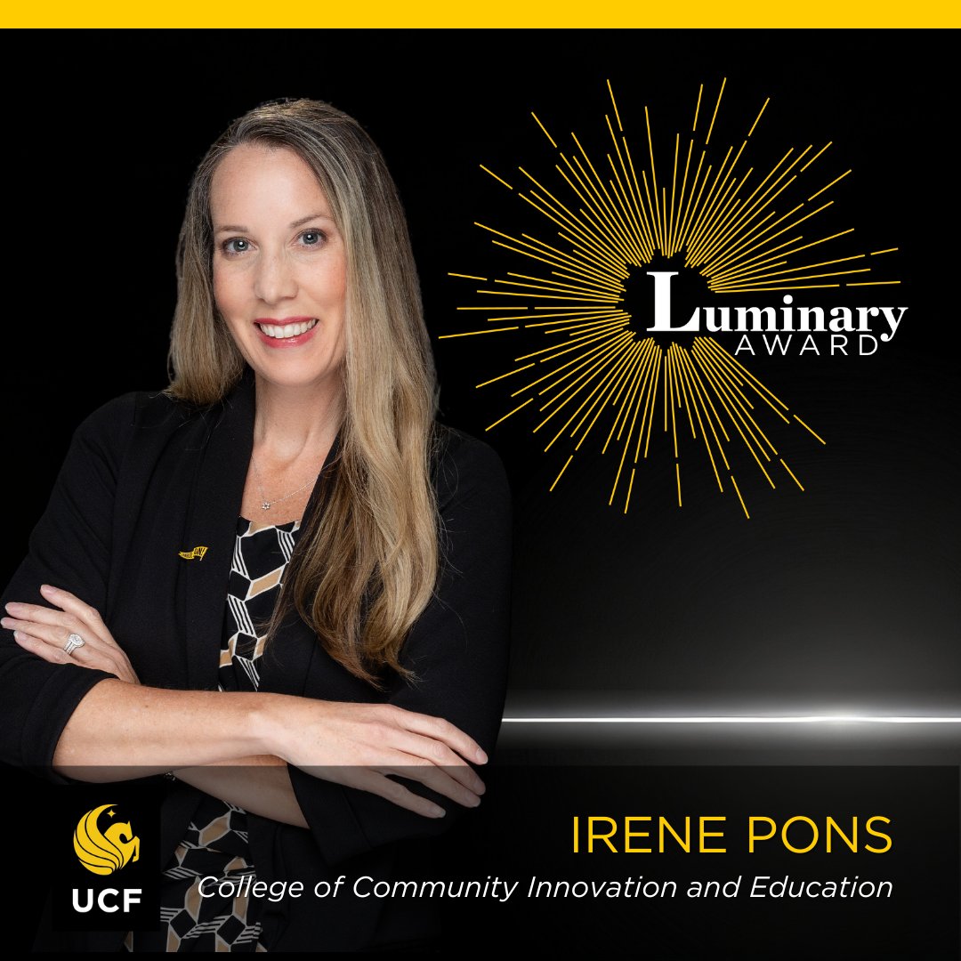 Congratulations to our college's three Luminary Award winners — <a href="/AndrakaBasia/">Barbara "Basia" Andraka-Christou</a>, <a href="/MaryELittle/">Mary E. Little</a> and <a href="/ProfessorPons/">Irene Pons Meyers</a>! 

The <a href="/UCF/">UCF</a> Luminary Awards honor faculty members for their leadership and impact in the community.

Read More: ucf.edu/news/ucf-recog…