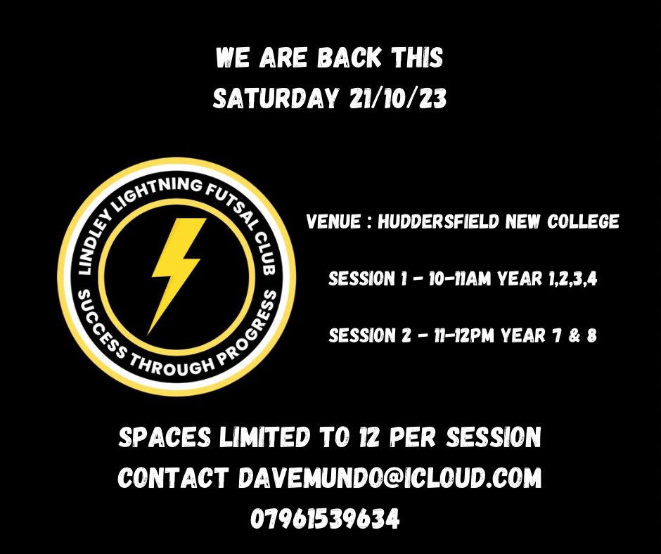 LLJFC's tweet image. Futsal is back this Saturday!