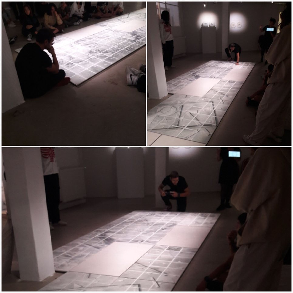 CdiVallergues's tweet photo. 🧑🏽‍🎓👩🏻‍🎓visitent l’expo "Didascalie 6: de l’ombre à la lumière" Guidés par Jean Philippe Roubaud, lui même. Artiste passionné qui transmet, explique son travail, répond aux nombreuses questions 🧑🏽‍🎓👩🏻‍🎓enthousiastes. A bientôt pour la création d’une œuvre collective🙏🏼🙏🏼@villecannes https://t.co/yNjCX9Ur5S
