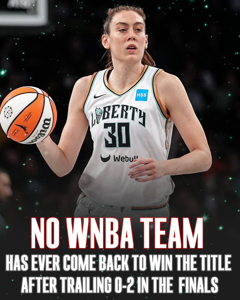 espn's tweet image. Breanna Stewart and the Liberty will be one step closer to history if they can win Game 4 tonight 👀