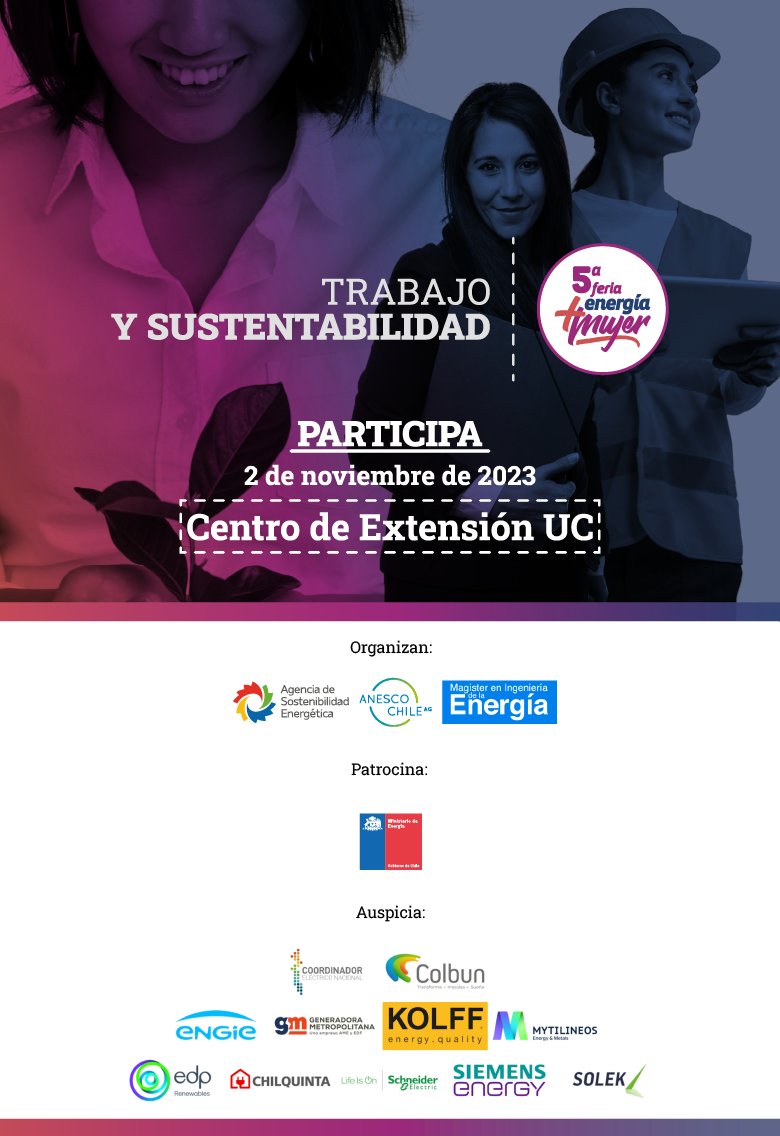 Conoce a nuestros auspiciadores y actividades en ferialaboralenergiamujer.cl