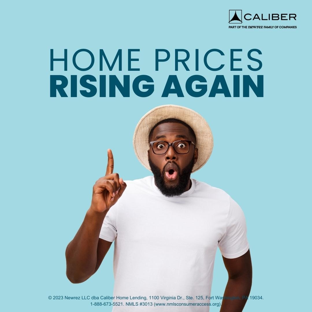 cary_caryccm's tweet photo. Great news… home prices are going up again. That means your equity is getting an extra boost!
#investinyourfuture #homeequity #caliberhomeloanschicago #newrez https://t.co/9nfNqVgHQW