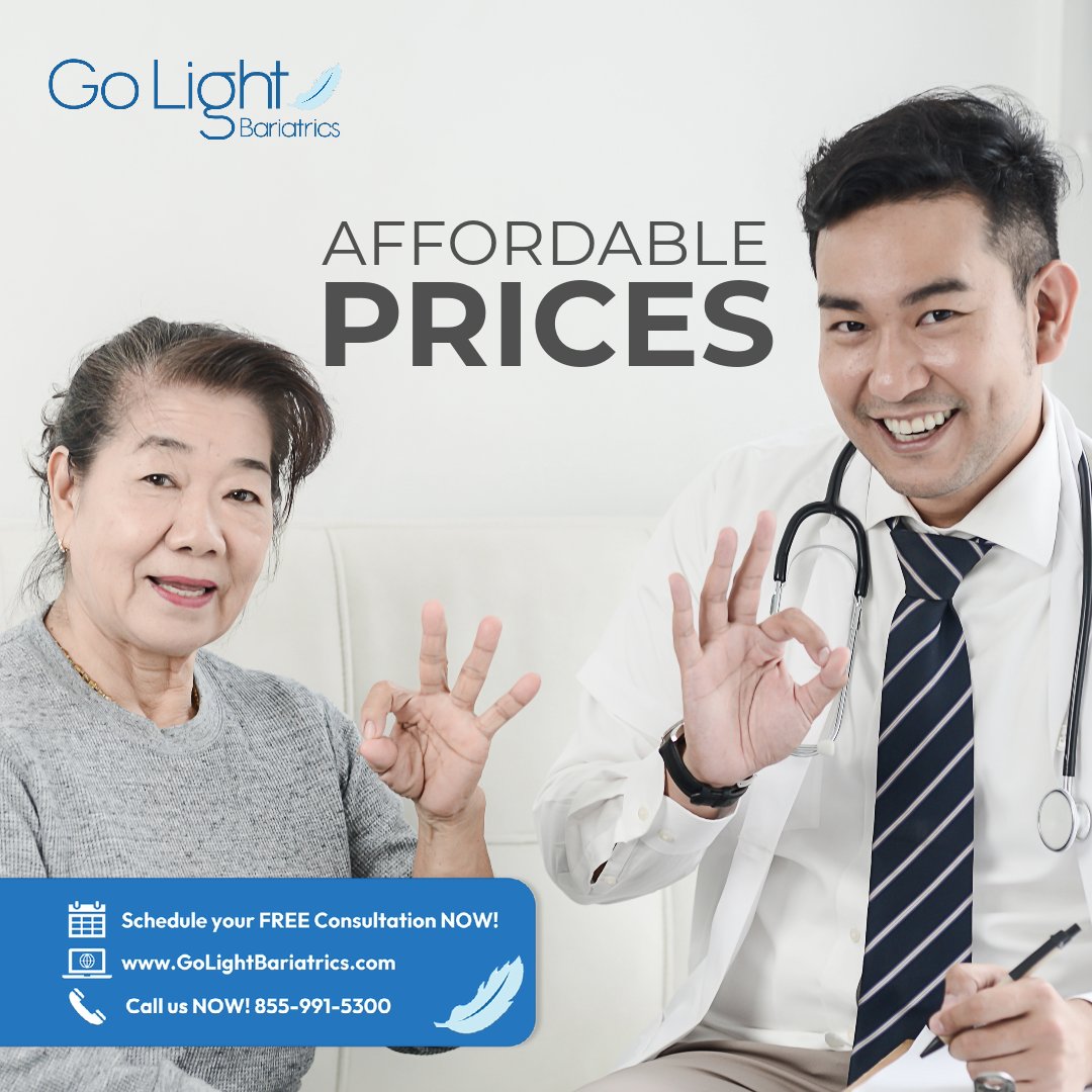 GLBariatrics's tweet photo. Exciting News!

Experience all-inclusive weight loss surgery packages at affordable prices! With Go Light Bariatrics your weight loss journey can be both affordable and transformative!

Visit https://t.co/fJgyB7oz1q for more details.

#BariatricSurgery #SurgeryPackages https://t.co/uRh9rF6Izl