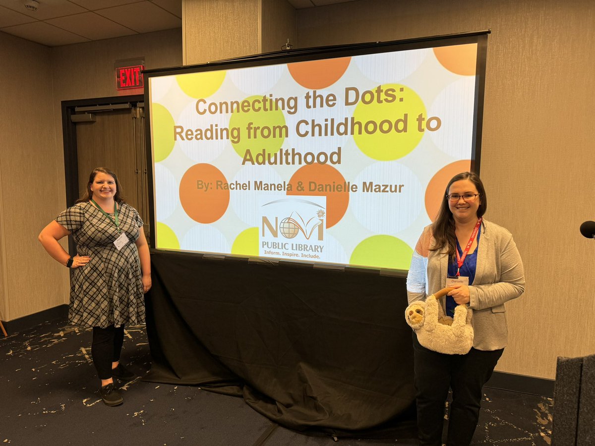 So happy 😁 presented for the first time at <a href="/MLAoffice/">Michigan Library Association</a> annual conference!