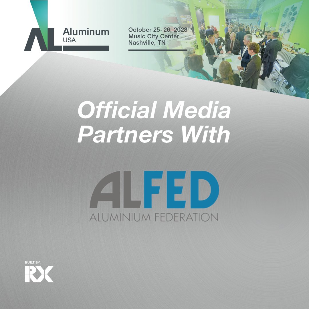 From the UK to the USA!🙌

As the voice of the UK #Aluminium industry, we are thrilled to announce <a href="/alfedaluminium/">Aluminium Federation</a> as official media partners of #AluminiumUSA, taking place in Nashville from the 25th-26th October!

Learn more about #ALFED👉 shorturl.at/mAF02