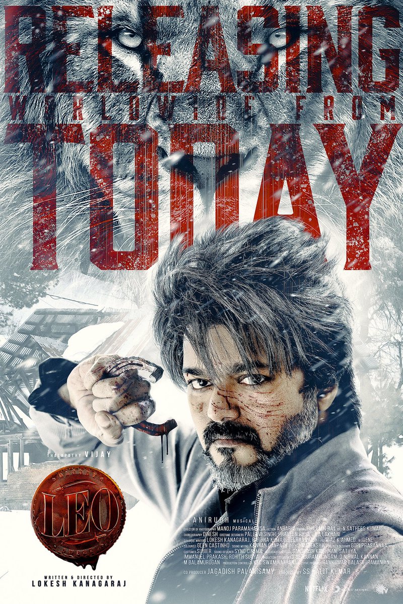 TVMIoffl's tweet photo. #LeoFromToday 🔥🧊

#Thalapathy @actorvijay Sir.!

#ThalapathyVijayMakkalIyakkham #TVMI #LEO #LeoFromOctober19  #ThalapathyVijay

@BussyAnand @Jagadishbliss @RIAZtheboss @7screenstudio https://t.co/FSgHYeQDsG
