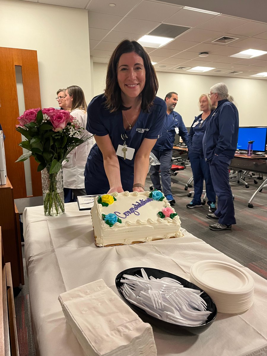 RWJUH's tweet photo. Congratulations to Amanda, a Clinical Educator from our Nursing Education Department, for being recognized as October's Team Member of the Month! 🎉 Her teammates describe her as someone who is compassionate, supportive and #RoleModelBehavior. https://t.co/GxxhCtaMMc