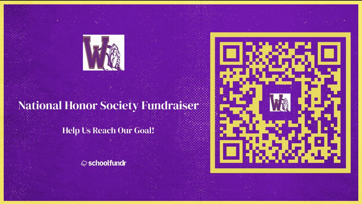Wauconda National Honor Society is raising money to fund a school gift. Please consider supporting us!  All proceeds will go towards a gift to benefit all students at <a href="/WaucondaHS118/">Wauconda High School</a>! 💜🐾💛<a href="/BulldogLife_WHS/">Bulldog Life - WHS</a> <a href="/GOWHS_StudSec/">🐾 PURPLE CRUSH 🐾</a> <a href="/Whs2024/">WHS Class of 2024</a> <a href="/Go_WHSClassof25/">GOWHS_Classof2025</a>