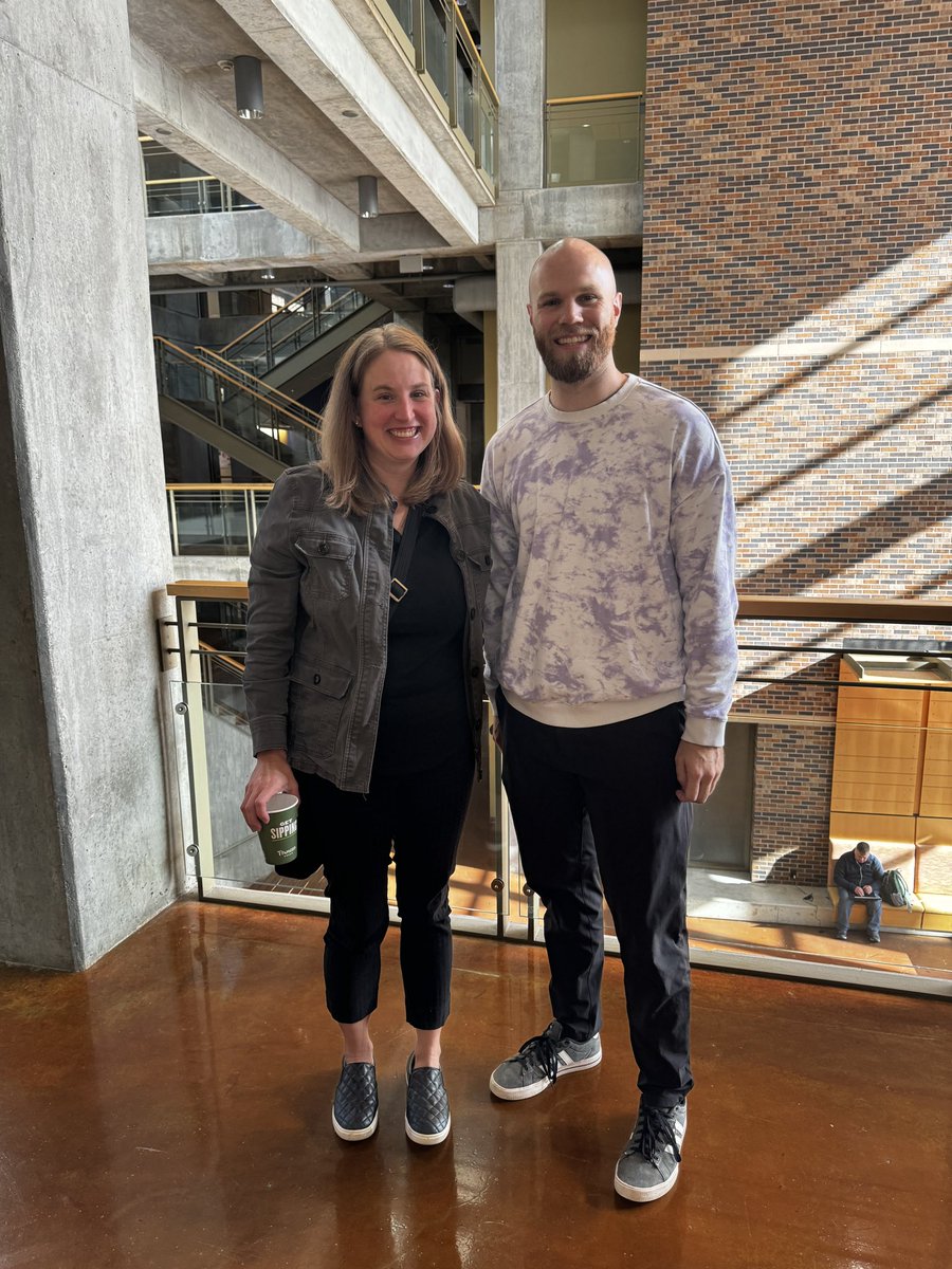 AddisonDuda's tweet image. Love connecting with @DukeChemistry alumni, but especially when they’re @Hope_Chemistry alumni too! So great to meet you @julieapollock. See you at @sermacs2023 next week!!
