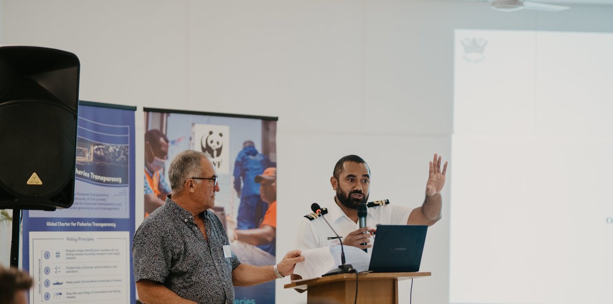 🌊 The Improving Fisheries Transparency in 🇫🇯 workshop emphasized the importance of technology+collaboration in enhancing transparency in 🇫🇯's offshore fisheries, aiming for a sustainable future. 💪#FisheriesTransparencyFiji @FisheriesOf | @WWFUS | Oceans5 📸 @onlyideastudios