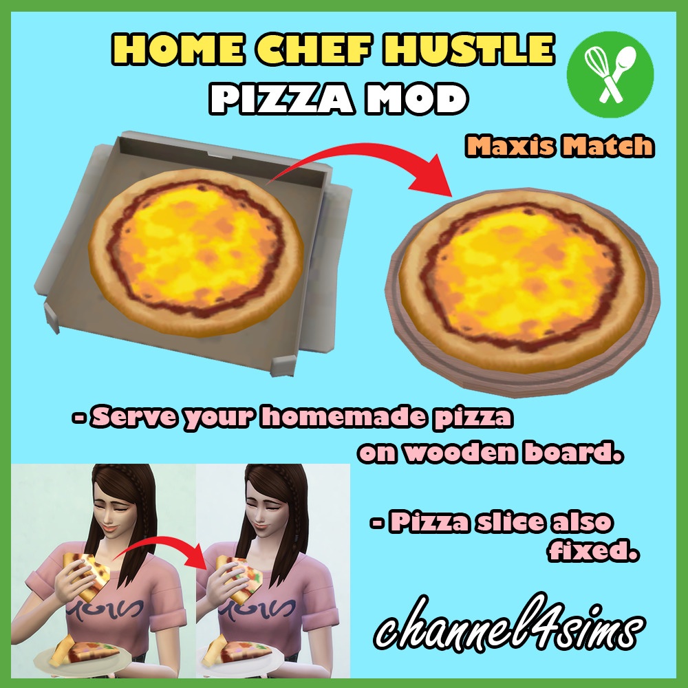 Thank to Channel4Sims, no more homemade pizza on a cardboard box!!!
#TheSims4 #HomeChefHustle
tmblr.co/Z7_tBVeb55EMqm…
