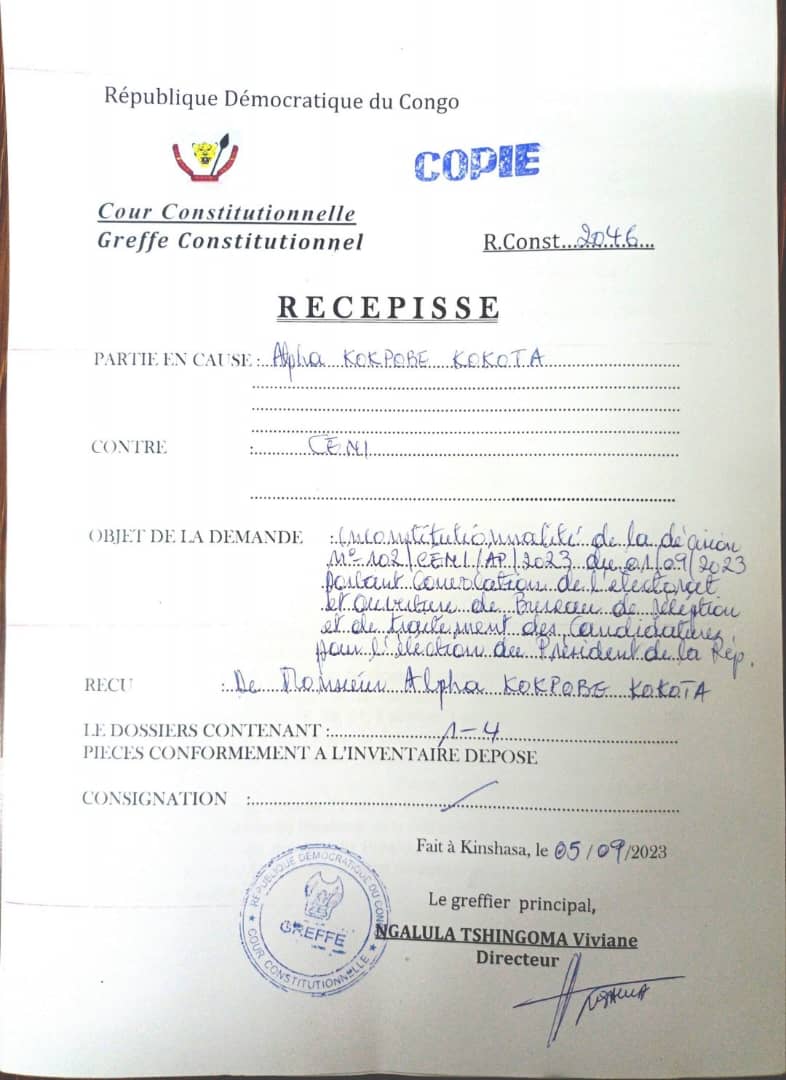 AKokpobe's tweet photo. @wembi_steve @CNangaa Le report des élections sera dicté par la volonté de garantir le droit constitutionnel de vote des congolais de Masisi et de Rutshuru, d'autant plus que la lutte des Wazalendo a été saluée par l'opinion nationale congolaise en générale.
@Cour_constRdc @Presidence_RDC https://t.co/lpxfhi1oR3