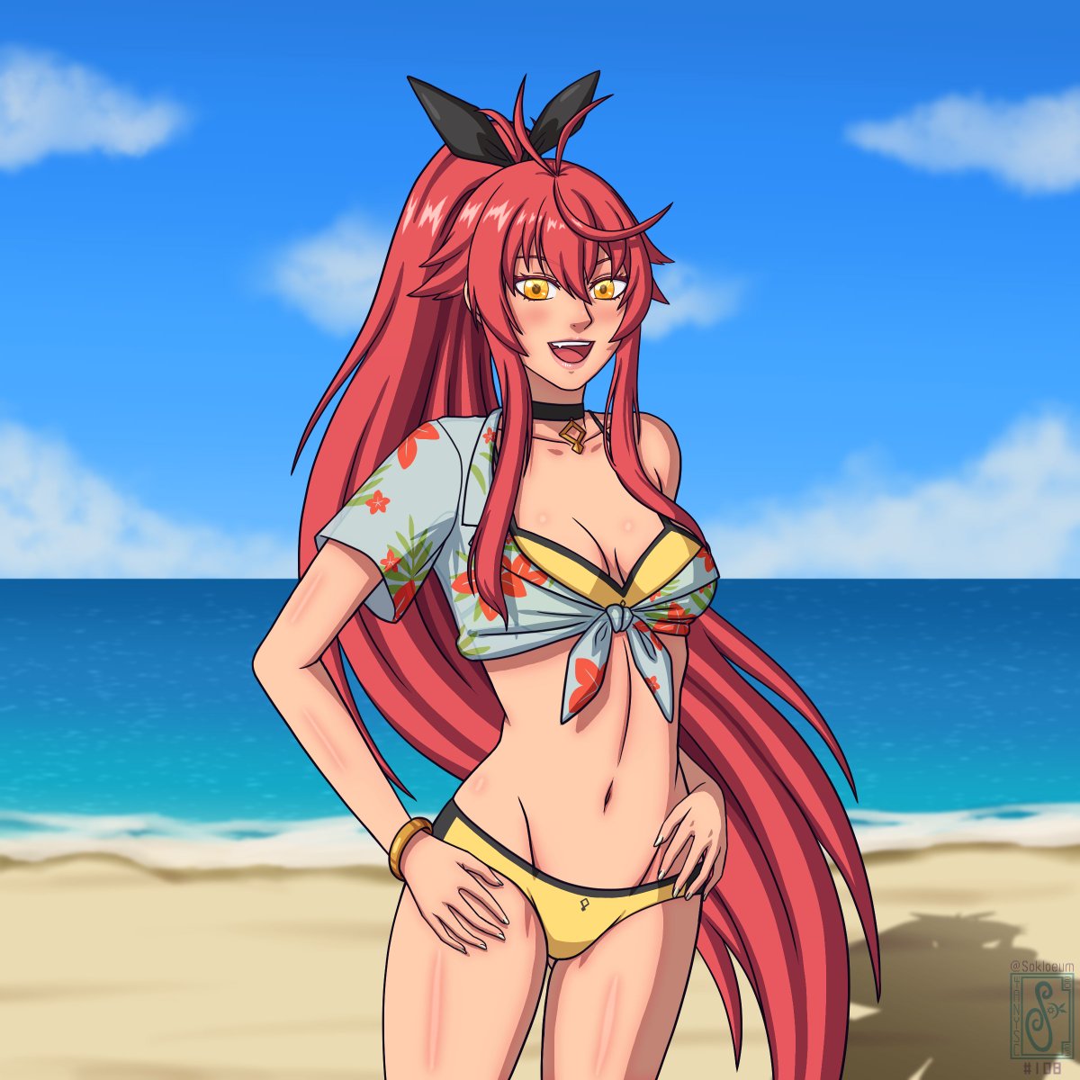 sokloeum's tweet photo. Here's Cermia from Epic Seven in her Beachside Merrymaker skin.
If you like her, please vote.
Musashi from the Fate series is next.
11 to go.
#4thANYSC #Epic7 #EpicSeven #エピックセブン #에픽세븐 #E7Art #Cermia https://t.co/QQKZhqvMQl