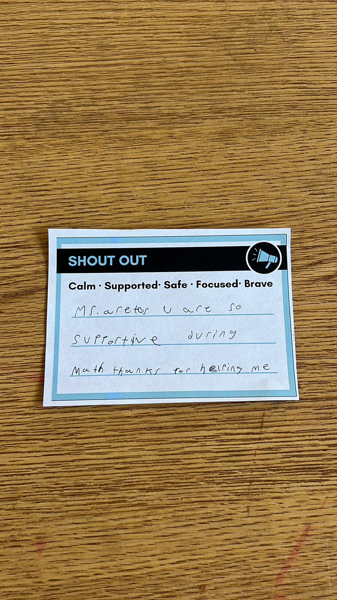 #Todayin3rdGrade We decided as a class that we wanted to recognize &amp;  celebrate peers who are living out our charter. I was so happy to see how many “shout outs” were given. I even got one, too! 🥰