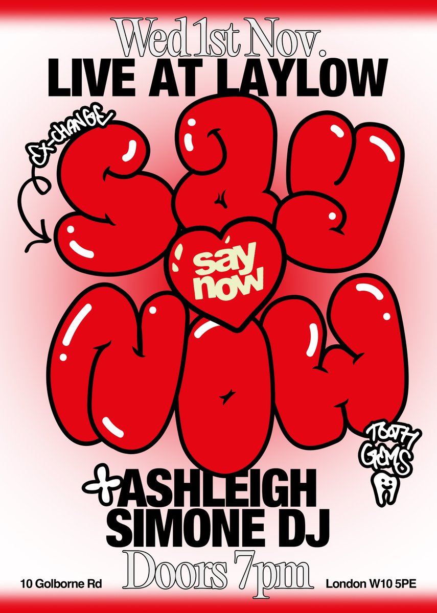 LNSource's tweet image. NEW &amp;amp; ON SALE: After releasing their latest track ‘S.I.N.G.L.E’, @Saynow will play London’s #Laylow next month ✨
 
Book tickets now 👉 livenation.uk/I4sj50PXCYC